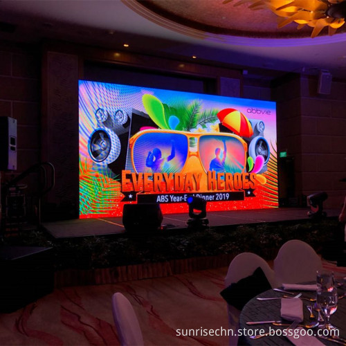 Factory Price P1.25mm HD Banquet Hall LED Display Screen with Fast Lock System for Indoor Use, Ideal for Stage Concerts and Events